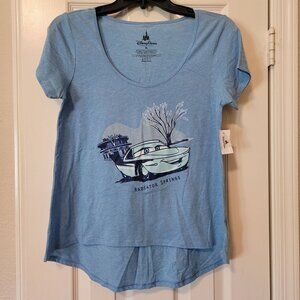 Disney Parks Radiator Springs Youth XL‎ Blue Tee Cars Land California Adventure